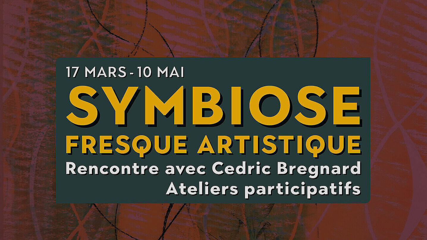 Symbiose, la fresque artistique collaborative proposée par l'artiste Cédric Bregnard