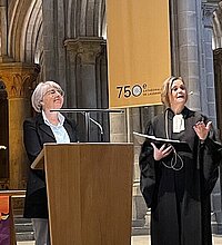 Prédication dialoguée entre Élisabeth Baume-Schneider, conseillère fédérale et Line Dépraz, pasteure