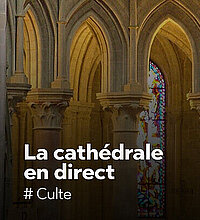 Vue des voûtes de la Cathédrale de Lausanne