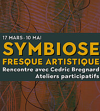 Symbiose, la fresque artistique collaborative proposée par l'artiste Cédric Bregnard